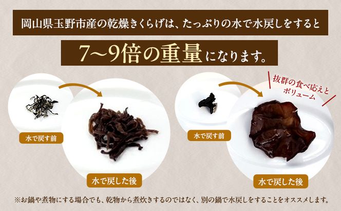 有機JAS 乾燥 きくらげ ホール ＆ スライス 各500g　詰合せ オーガニック きくらげ きのこ 野菜 岡山県 玉野市 栽培期間中化学肥料不使用 栽培期間中農薬不使用 野菜セット 