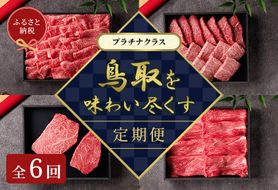 992.【和牛セレブ（鳥取和牛定期便：6回）】プラチナクラス《検索用ワード:牛肉 すき焼き ステーキ しゃぶしゃぶ 焼き肉 焼肉》 313726_BM021