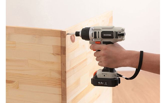 充電式インパクトドライバ10.8V JID80TC サンドベージュ 電動ドライバー  アイリスオーヤマ Type-C充電 小型 ビット 充電式 セット バッテリー 家庭用 工具 電動 ドリル DIY  10.8V 電動工具