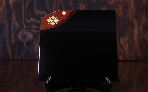 秀衡塗　隅切プレート / 漆器 食器 お皿 プレート トレイ 漆塗 うるしぬり 手塗り 木製 伝統工芸品 和 お正月 高級 結婚 新築祝い お祝い 贈答 贈り物 プレゼント ギフト 香典返し お返し おもてなし【ocy926-sumi-1A】