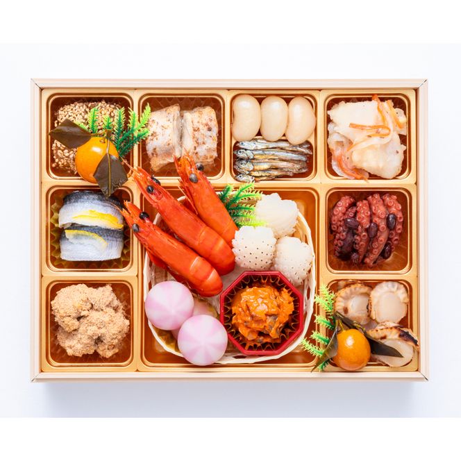 【早期限定寄附額】千賀屋謹製　迎春おせち料理 「天寿千」和風三段重 3～4人前 全45品 冷蔵 ［035S27］ おせち 2027 おせち料理 小牧市 年内配送 年内発送 お節 冷蔵 冷蔵おせち 人気 新春