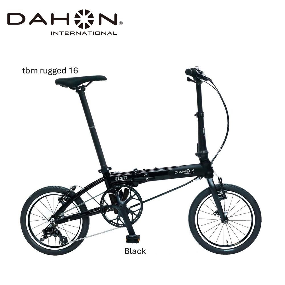 DAHON Int Folding Bike tbm rugged 16 Black[四日市市 で人気の返礼品 武田産業 折り畳み自転車 自転車 折りたたみ自転車 折りたたみ式自転車 三重県 四日市市ふるさと納税]