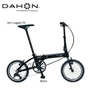 DAHON Int Folding Bike tbm rugged 16　Black【四日市市 で人気の返礼品 武田産業 折り畳み自転車 自転車 折りたたみ自転車 折りたたみ式自転車 三重県 四日市市ふるさと納税】