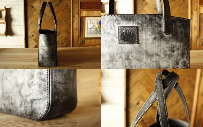 英国製ブライドルレザーのファスナートートバッグ work0003