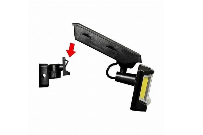 乾電池式LEDセンサーライト　屋外　防水　防犯　ESL-151DC 272183_AZ135