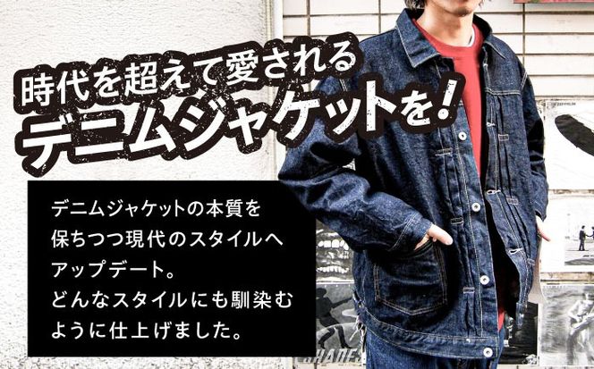 受注生産 ジージャン セルビッチデニム 日本製 ジーパン デニム ジャケット アメカジ メンズ ファッション AF-20 TRUCKER アトリエフロート 糸島市 / atelier FLOAT [AAF006] デニム ジーンズ ジャケット ハンドメイド オーダー 手縫い 国産