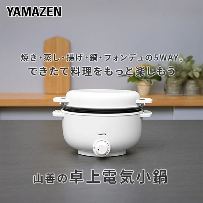 卓上電気小鍋 デキタテポット YMCP-S650(W)R7J70 F4N-2563