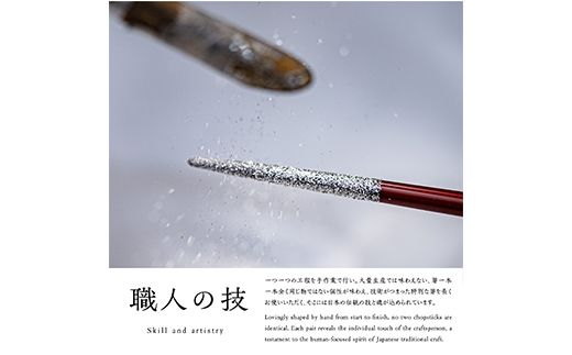 華正工房 うるしけんこう箸 食洗機対応 ペア (夫婦箸) 化粧箱入り F6P-2841