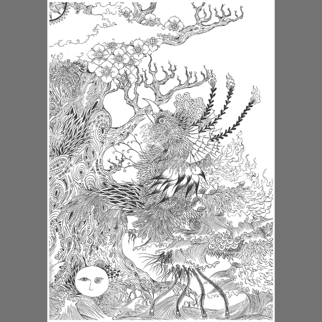 ささきようすけオーダーメイド現代アート作品(中)_HD112-002