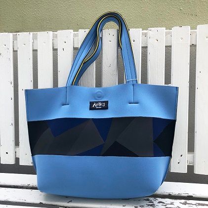 ウェットスーツ生地のトート型　アンビシャスバッグ ファッション かばん トートバッグ 