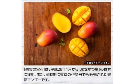 令和7年発送】宮崎県産完熟マンゴー「果実の宝石」 2L×2玉