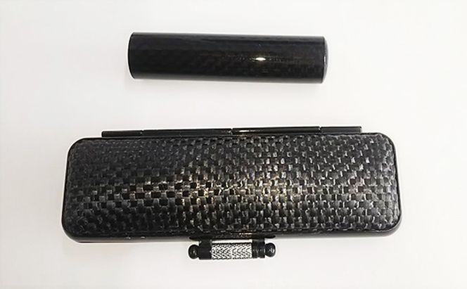 カーボン製印鑑15mm 雑貨 日用品 