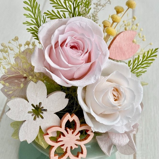 プリザーブドフラワー　舞桜（まお）　春日部市　シュガーパイン(AJ248)