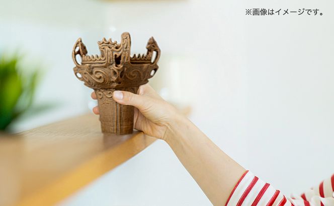 縄文火焔型土器ミニレプリカ 雑貨 置物 