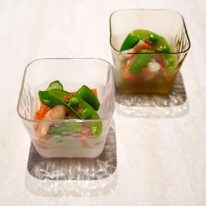 ほのか 小鉢 2個（クリアー・タン）食器 豆鉢 薬味皿 デザート アクセサリートレイ 手作り ギフト プレゼント 贈り物 九十九里町 千葉