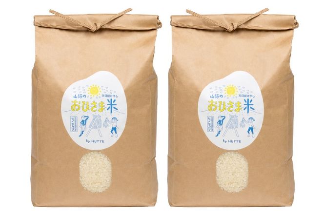 米 おひさま米 5kg 2袋 計10kg [HUTTE 宮崎県 美郷町 31ao0026] ふるさと納税 お米 おこめ コメ こめ 10キロ 天日干し 天日掛け干し 掛け干し米 自然乾燥 天日乾燥 おにぎり お弁当