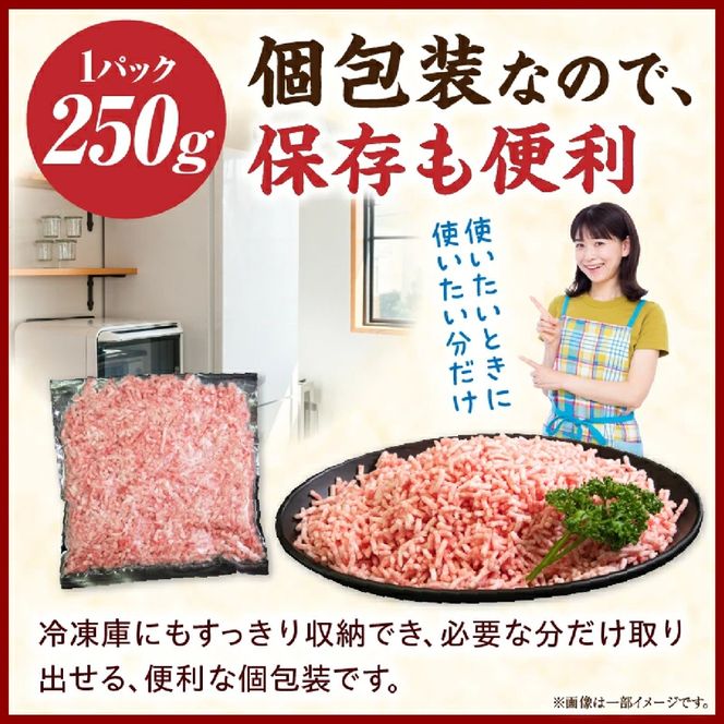 【産地直送・個包装】契約農場ですくすく育った宮崎ポークひき肉　2kg