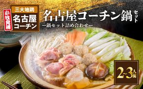 名古屋コーチン鍋セット 日本三大地鶏 鍋セット 鶏肉 もも肉 肉団子 鍋料理[001T07]