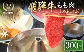 飛騨牛もも肉 しゃぶしゃぶ用 300g 飛騨牛 A5等級 和牛 黒毛和牛 F4N-2660
