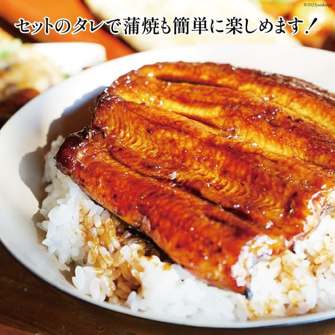 うなぎ 血抜き締め 国産うなぎ 炭火で1本1本丁寧に手焼きした「うなぎの 白焼き (大串)」2尾セット [ヤママツ村田商店 静岡県 吉田町 22424161] 鰻 ウナギ 白焼 冷凍 真空パック タレ付き