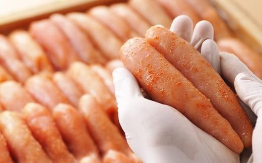 かねふく 辛子明太子 Lサイズ 一本物 1kg×1箱 / 辛子 明太子 めんたいこ からしめんたいこ 冷凍 香春町