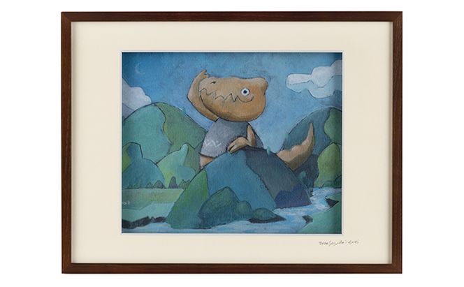 Harry＆Marie 名画 シリーズ(7)「ウルスからの便り」ハリーマリー ジクレー 絵画 インテリア アート 額装入り ファンタジー ジークレー 作品