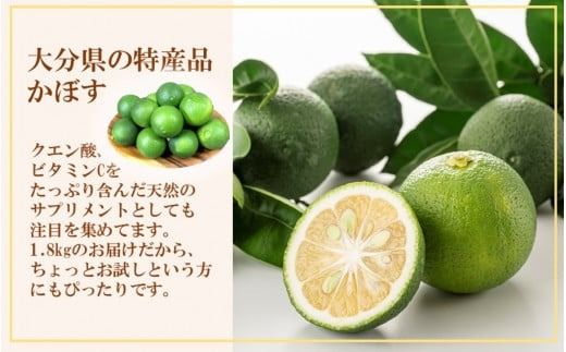 【先行予約】素材を活かす名脇役 大分県産かぼす1.8kg_2254R