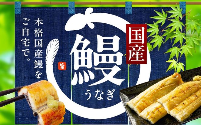 kgp0041-1 【白醤油焼き】国産うなぎ 合計320g【160g×2尾 せいろ蒸し 備長炭 鰻 ウナギ 手焼き レンジ 温めるだけ 簡単調理】