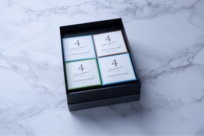 【スイーツ】チョコレートサンド4個入（バニラ、四日市抹茶、ビター）-[G358]
