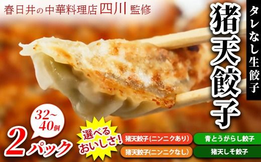春日井の中華料理店四川監修タレなし生餃子「猪天餃子」