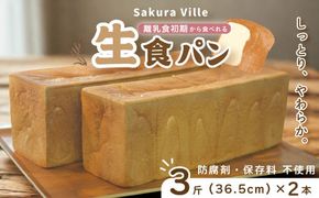 R5-355．sakura ville特製 四万十の生食パン2本セット