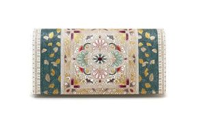 【文庫屋大関】束入れ 黄金のタピ【皮革工芸品】 財布 お札 お札入れ 長財布 カード 小銭 牛革 手作り 日本製 墨田区 東京都