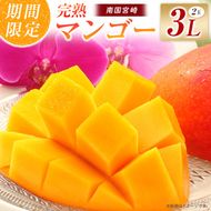 【令和8年発送 先行予約】完熟マンゴー 3L×2玉（フルーツ マンゴー 完熟マンゴー アップルマンゴー 果物 くだもの 先行受付）