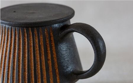 鉄釉 ポット 1個 糸島市 / 醇窯 やきもの お茶 急須 [AOE009] 醇窯 高須健太郎 陶器 うつわ 器 やきもの 食器 ポット 急須