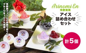 農園で育てたフルーツを100％使用! 有野実ファームのアイス詰め合わせセット SMN008