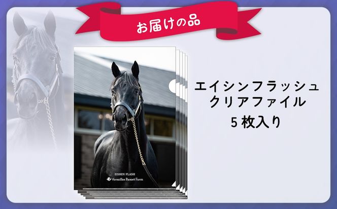 【エイシンフラッシュ】クリアファイル5枚入り BRTV033