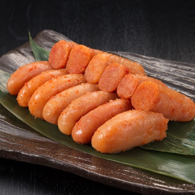 【氷温熟成辛子明太子】無着色　切れ子（切上）500ｇ（250ｇ×2）1箱[ABDL002]