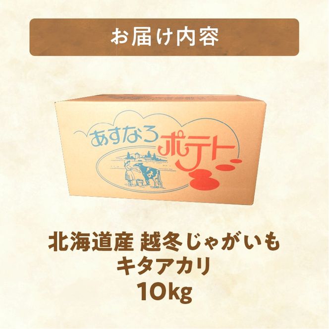 2026年発送分先行受付！ホクホク あま～い！ 低温貯蔵！北海道産 越冬じゃがいも キタアカリ 約10kg_S041-0004
