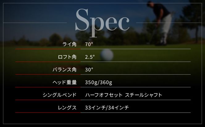 【ベノック】MALLET20Ｈ(マレット20Ｈ)［ 京都 ゴルフ パター 人気 おすすめ ブランド スポーツ プロも愛用 お取り寄せ 通販 送料無料 ふるさと納税 ］ 261009_B-FV20