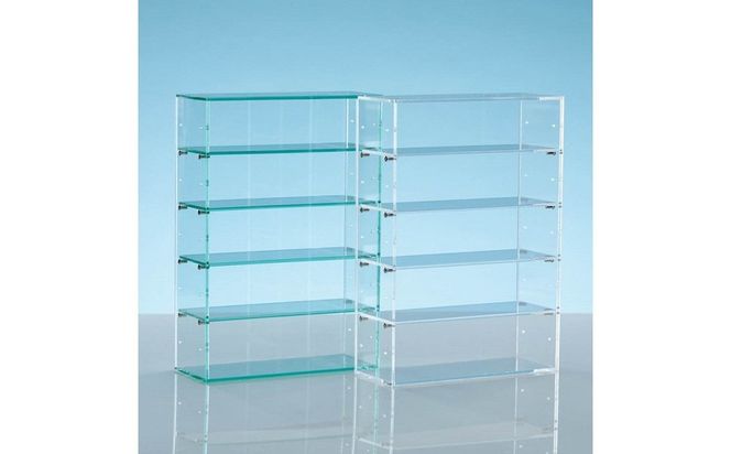 アクリルコレクションケースBタイプ　W30cm×D12cm×H43cm　川崎市自社工場一貫生産品　１台【カラー選択可】