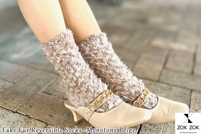 上質感を足にまとうラグジュアリーソックス ZOKZOK 3足セット (ベージュ系) /// 靴下 くつした くつ下 ソックス 足元 ラグジュアリー 婦人 レディース 女性  セット 母の日 ファッション おしゃれ 日本製 奈良県 広陵町