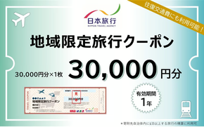 A107　山口市宿泊プランコーディネート券（30000円分）日本旅行 地域限定旅行クーポン