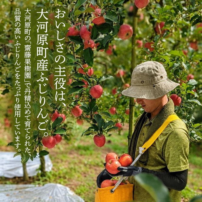 大河原町産ふじりんごジェラート5個セット ジェラート アイス りんご リンゴ 林檎 ふじ 菓子 お菓子 おやつ スイーツ デザート 宮城県 大河原町