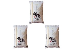 【令和7年産 但馬産 コシヒカリ 特A米 15kg（5kg×3）】 常温 米 お米 白米 精米 令和7年産 単一原料米 国産 HACCP認定 認定地域資源 こしひかり ふっくら もちもち 食感 冷めても美味しい ふるさと納税 おすすめ 返礼品 兵庫県 香美町 JAたじま たじまんま 76-06