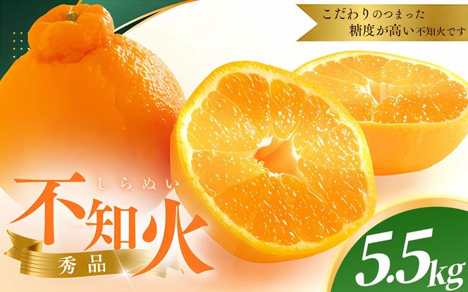 【先行予約】秀品 露地不知火 5kg 【L～3Lのサイズおまかせ】【2027年1月下旬から2027年4月上旬頃に順次発送】＜味好農園＞/不知火 デコポン 蜜柑 みかん 柑橘 果物 フルーツ 【agy010-p-5】