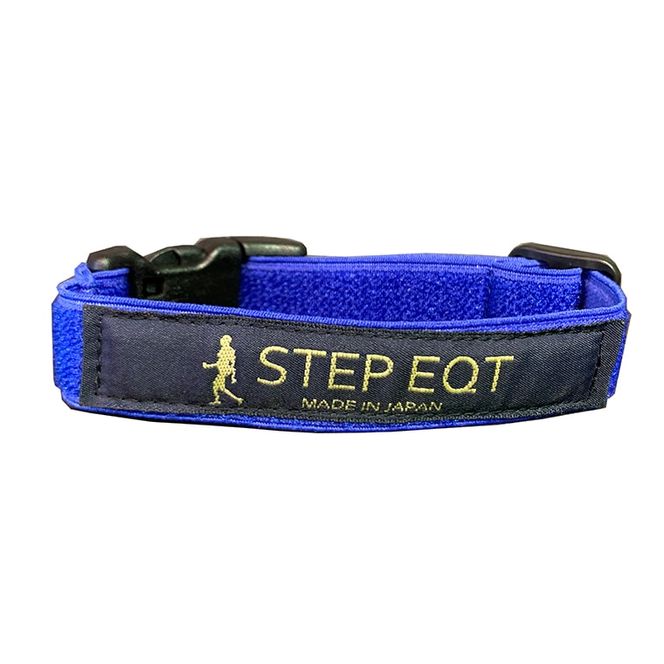 ペット用ネックバンド STEP EQT 転倒防止 ブルー Mサイズ 犬 猫 ペット 首輪 ペット用品 足腰サポート