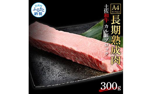【CF-R7hbk】TKA211　天下味 エイジング工法 熟成肉 土佐和牛 特選カルビブロック 300g エイジングビーフ カルビ 牛 ブロック 国産 肉 牛肉 和牛 人気 老舗焼肉店 冷凍 新鮮 真空パック 高級 お祝い 高知 高知県 芸西村 故郷納税 18000円 返礼品 贈り物 贈答 ギフト