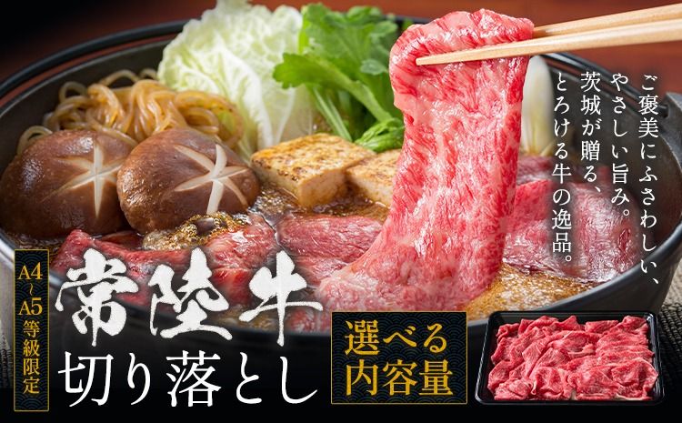 常陸牛 黒毛和牛 牛肉 切り落とし 選べる内容量 500g〜1.5kg 1500g 茨城県 結城市 [30日以内に出荷予定(土日祝除く) ]お肉 肉 牛肉 和牛 牛肉切り落とし 薄切り ロース 国産 国産牛 すき焼き 牛丼 肉じゃが 焼肉[配送不可地域あり](離島)---yuki_local_1_500g---