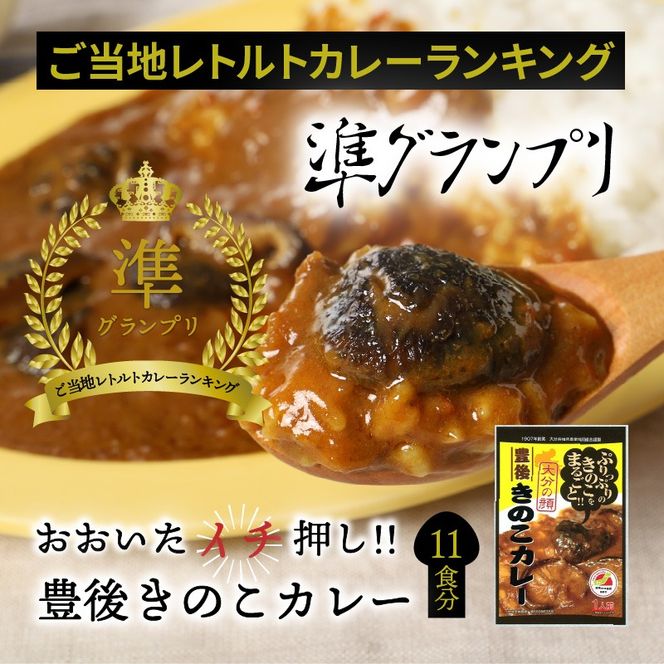 おおいたイチ押し!!豊後きのこカレー11食分_1296R