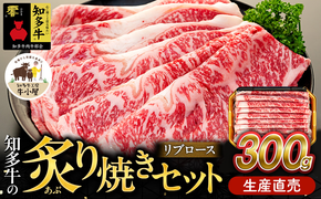 ＜生産直売＞知多牛 響 リブロース 炙り焼き セット 300g (冷凍) 焼肉